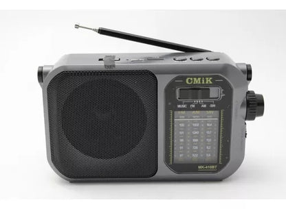 Radio Portátil Am Fm Ws Recargable Usb Mp3 Linterna Mk-410bt