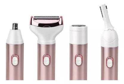 Depiladora Afeitadora Desvelladora Facial Corporal Usb 4en1