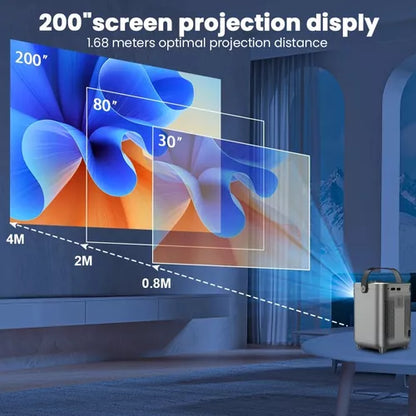 Mini Proyector Portátil Led 6k Bluetooth 5.0 Wifi My-7280