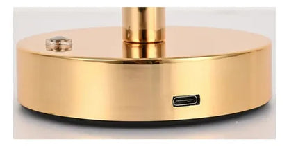 Lámpara De Mesa Decorativa Lujosa Usb Acrílico