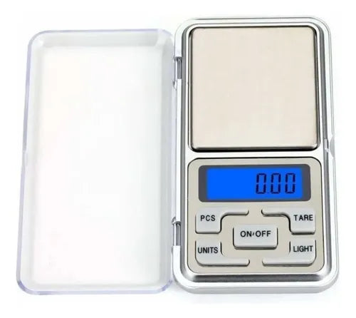 Pesa Gramera Balanza Digital Hasta 200 Gramos De Precisión Color Gris