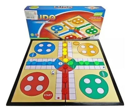 Juego De Mesa Ludo Magnético Clásico Tablero Familiar