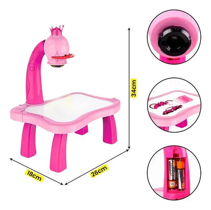 Mesa Proyector Para Dibujar Y Pintar Infantil Didáctico