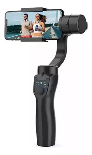 Estabilizador Gimbal 3 Axis Celular Steadycam iPhone Samsung Color Negro