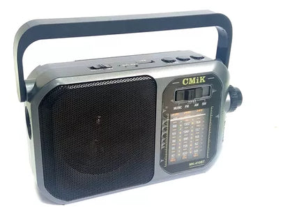 Radio Portátil Am Fm Ws Recargable Usb Mp3 Linterna Mk-410bt