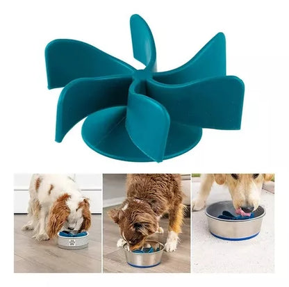Comedero Lento En Espiral Inserto De Silicona Para Mascotas