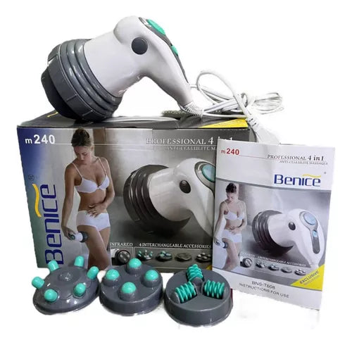 Masajeador Profesional Anticelulitis Infrarrojo 4 En 1 Calor
