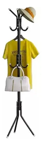 Perchero De Pie Colgador De Ropa Y Accesorios Metálico