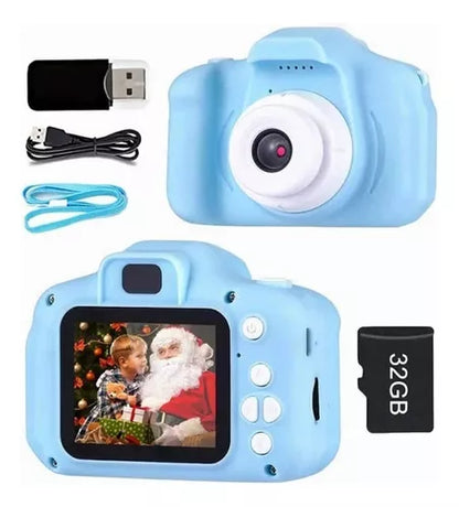 Mini Cámara Digital Foto Video Música Juego Hd Para Niños