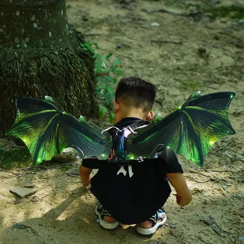 Alas De Dinosaurio Iluminadas Accesorio Para Disfraz