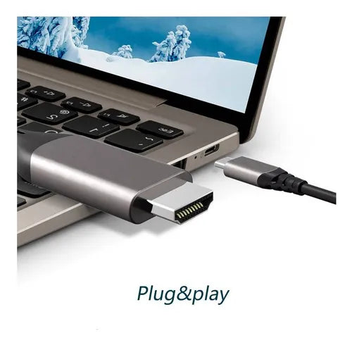 Cable Usb Tipo C A Hdmi Adaptador 4k*2k Ultra Hd 30hz