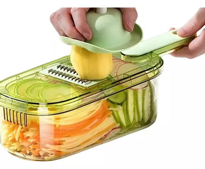 Cortador Rallador Rebanador De Vegetales Multifuncional 4en1