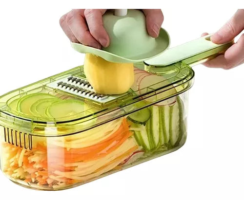 Cortador Rallador Rebanador De Vegetales Multifuncional 4en1