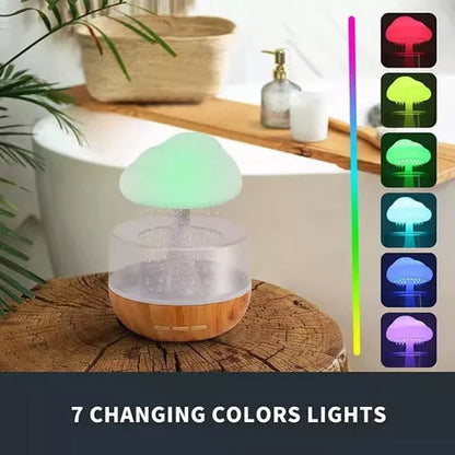Humidificador Difusor Lluvia Cayendo De La Nube Aromaterapia