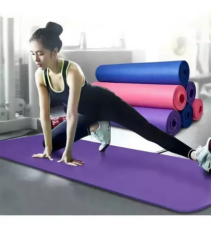 Mat Yoga Eco Friendly Alfombra Ejercicios Eva Yoga Mat Color Azul