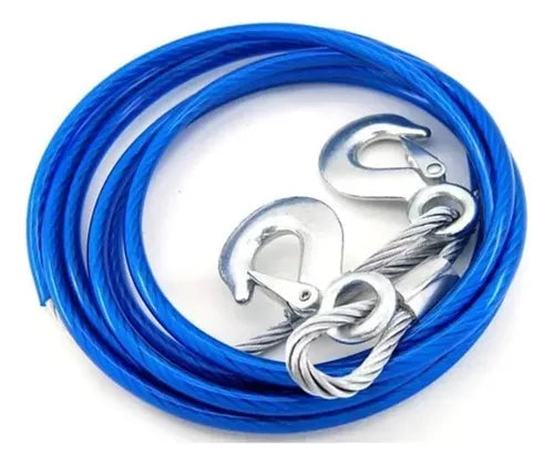 Cable Guaya De Remolque Eslinga Amarre + Guantes 3000kg