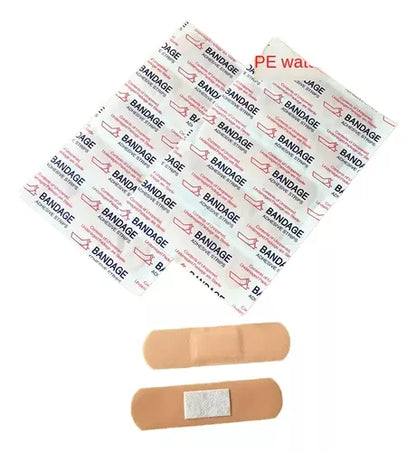 100 Curitas Banditas Adhesivas Tamaño 18mm X 70mm 1 Caja