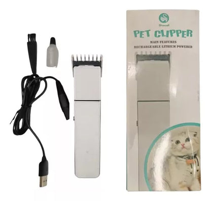 Máquina Cortadora De Pelo Para Perros Gatos Recargable