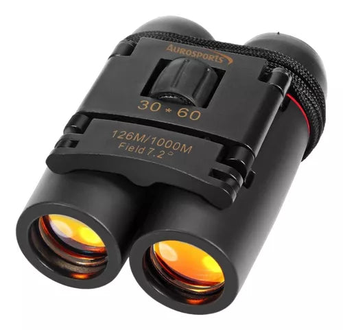 Binocular 30x60 Mini Binoculares Profesionales Prismáticos Color Negro