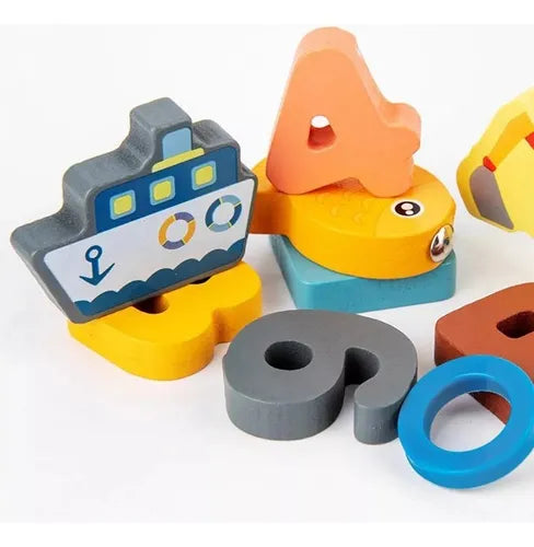 Juego De Mesa Educativo Tablero Montessori Didáctico Figuras