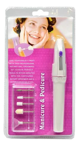 Kit Torno Pulidor Fresas Manicura Y Pedicura Uñas