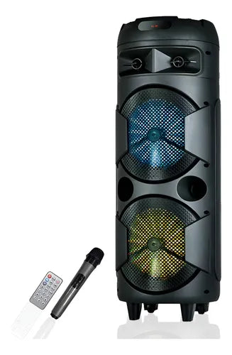 Altavoz Doble Bluetooth Fiesta Karaoke 8 Pulgadas Gy-8802