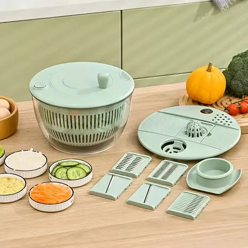 Lavadora De Verduras Picador Escurridor Tabla Cuchillas