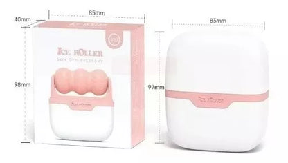 Masajeador Facial Rodillo Frio Para Rostro Y Cuello
