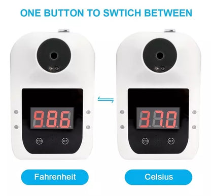 Termómetro Infrarrojo De Pared Y Alarma De Alta Temperatura