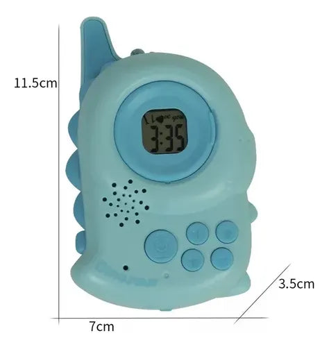 Walkie Talkie Niños Dinosaurio Kids Intercom 2 Colores