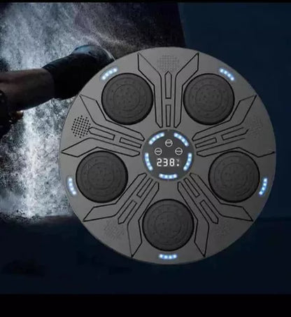 Maquina De Boxeo Musical + Guantes Bluetooth Inteligente