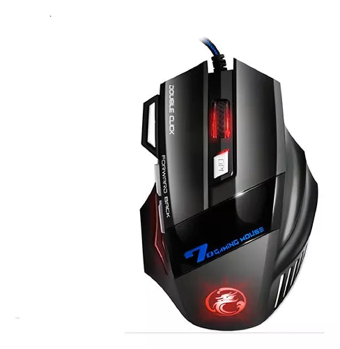 Mouse gamer de juego Weibo X7 3200 dpi negro