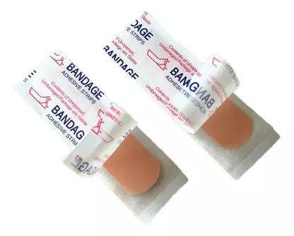 100 Curitas Banditas Adhesivas Tamaño 18mm X 70mm 1 Caja