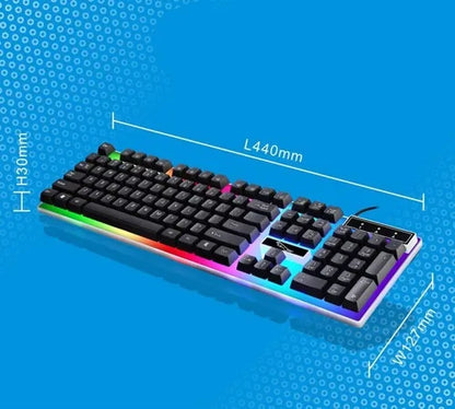 Teclado Con Luces Teclado Gaming Teclado Gamer Mecanico Rgb