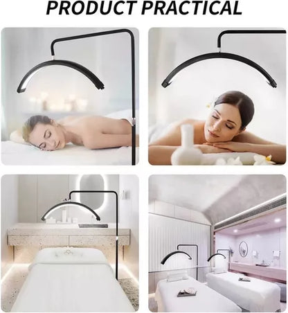 Lampara Led Media Luna Estética Para Pestañas Cejas Cutis