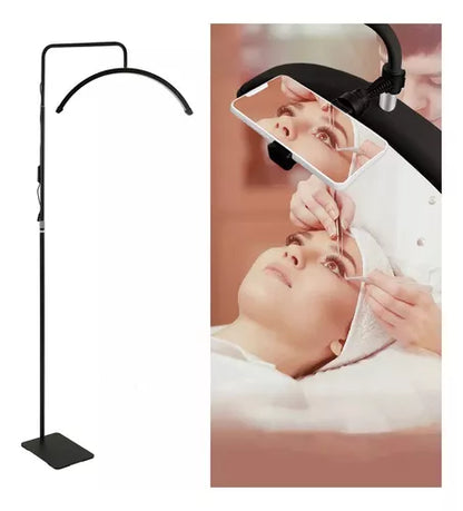 Lampara Led Media Luna Estética Para Pestañas Cejas Cutis