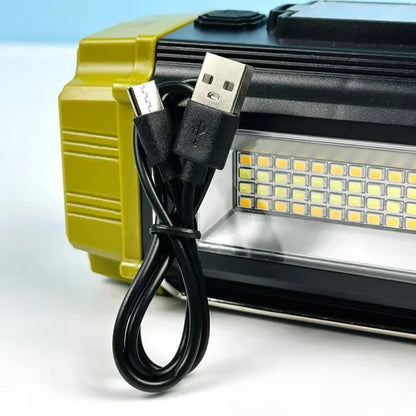 Linterna De Mano Lámpara Recargable Solar