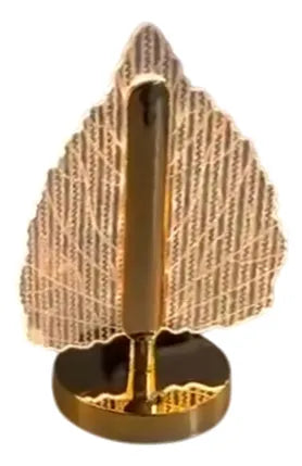 Lámpara De Mesa Decorativa Usb Acrílico Con Forma De Hoja