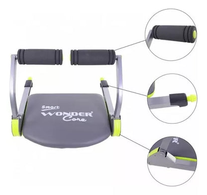 Máquina Para Hacer Ejercicios 6 En 1 Máquina De Abdominales Color Negro