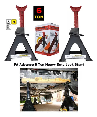 Pack Banquillos Automotriz 6 Toneladas Caballetes Mecánicos