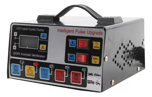 Cargador De Batería Automático Inteligente Auto Moto Camión
