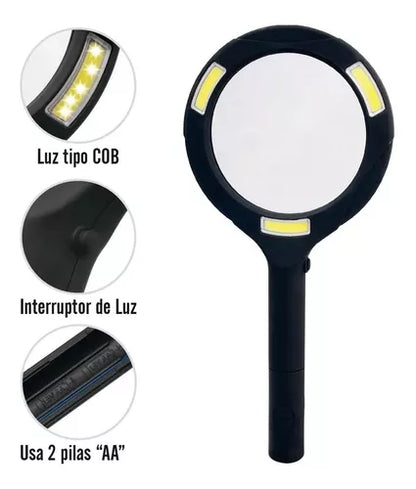 Lupa Con Luz Lampara Lupa Led