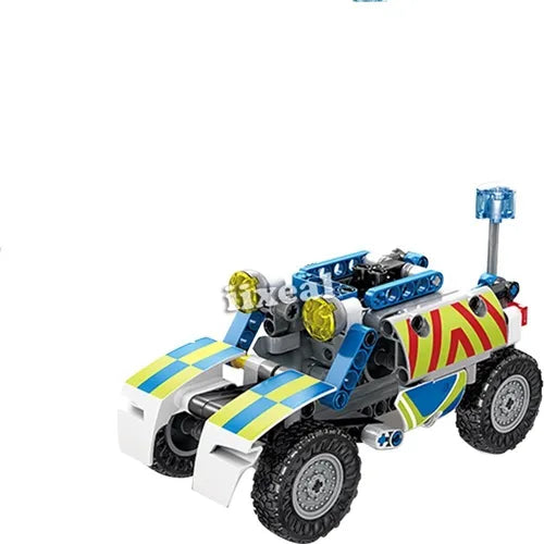 Camioneta Jeep Policía Juego Niños Construcción Autos