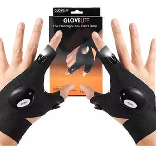 Guantes Con Luz Led Para Pesca Multiusos