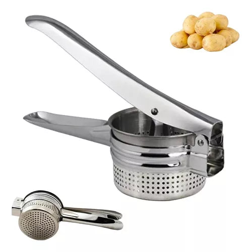 Prensador Aplastador Patatas Frutas Verdura Acero