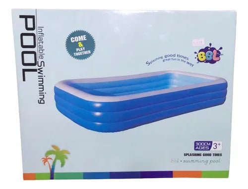 Piscina Inflable Niños Family Pool Rectangular 1,80*1,25mts