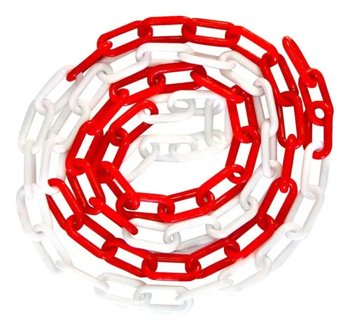 Cadena De Señalización Delimitadora Plástico 6mm*25mts