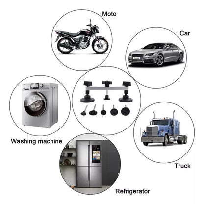 Kit Desabollador Ventosa Reparación Golpes Abolladuras Autos