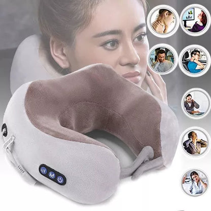 Cuello Masajeador Electrico Cervical Almohada Masajeadora