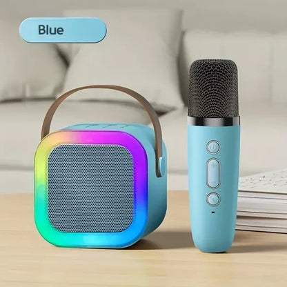 Mini Parlante Altavoz + Micrófono Portátil Karaoke Bluetooth